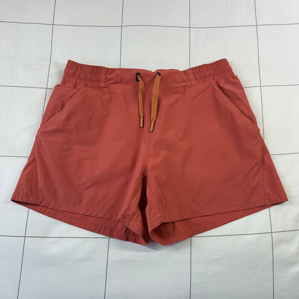 Backcountry Shorts Womens Small Orange Nylon Hiking Athletic Outdoor Granola
